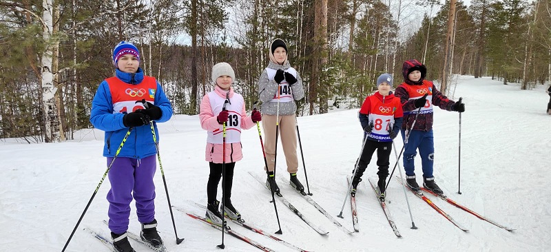 Районные лыжные соревнования.